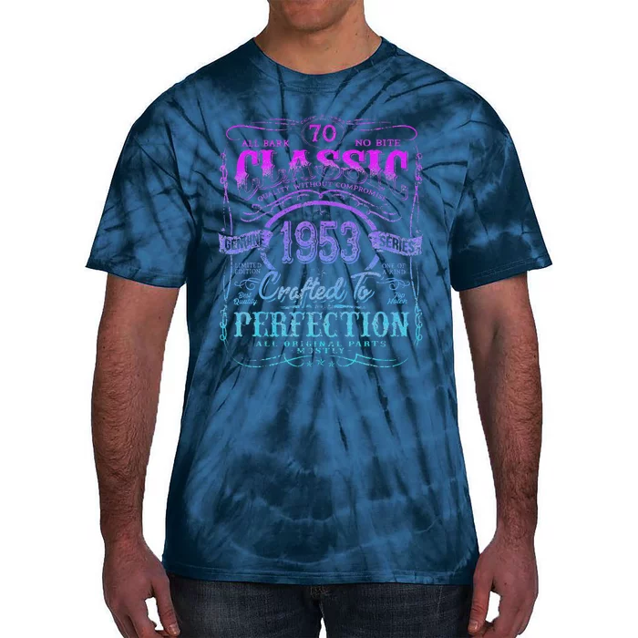 Vintage 1953 Limited Edition 70 Year Old 70th Birthday Cute Tie-Dye T-Shirt