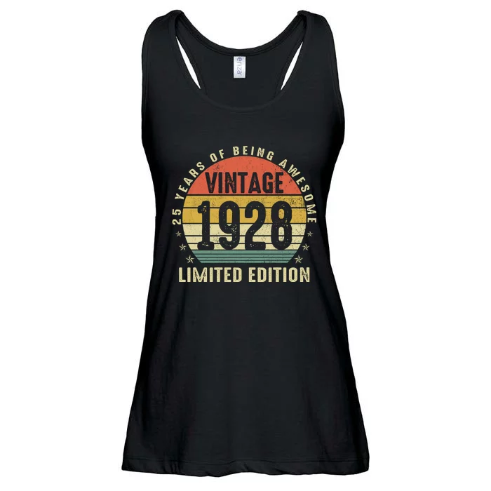 Vintage 1928 Limited Edition 95 Year Old Gifts 95th Birthday Ladies Essential Flowy Tank