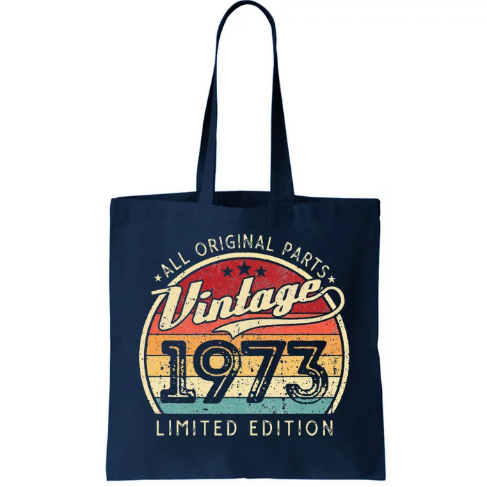 Vintage 1973 Limited Edition 49 Years Old 49th Birthday Tote Bag