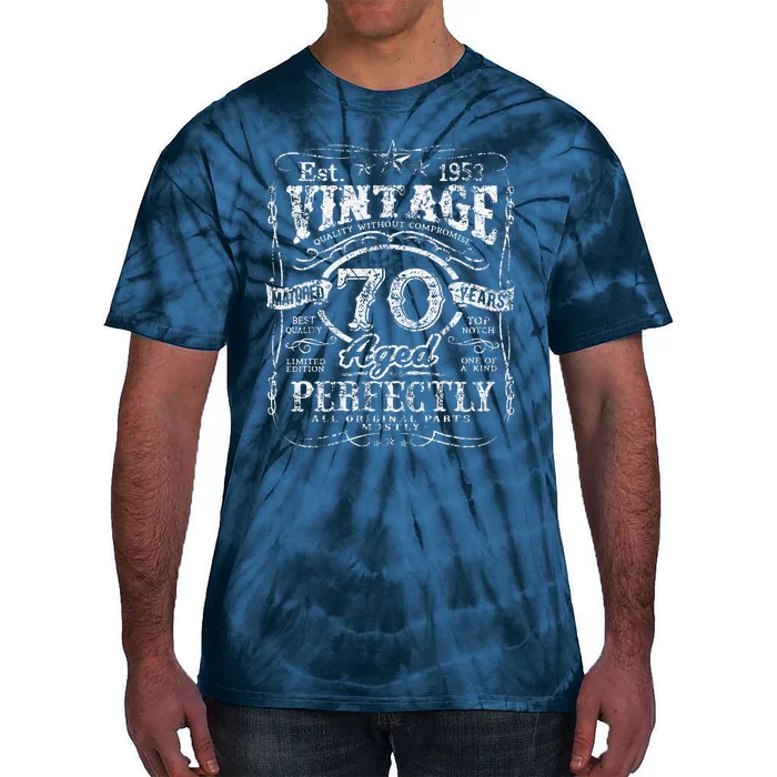 Vintage 1953 Limited Edition 70 Year Old 70th Birthdays Cute Tie-Dye T-Shirt