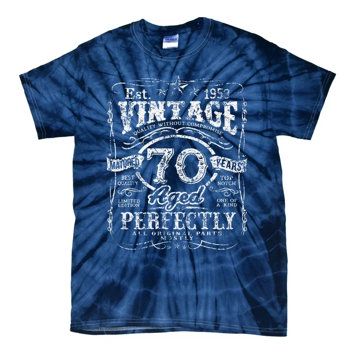 Vintage 1953 Limited Edition 70 Year Old 70th Birthdays Cute Tie-Dye T-Shirt