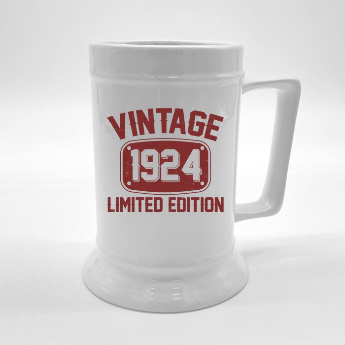 Vintage 1924 Limited Edition 100th Birthday Front & Back Beer Stein