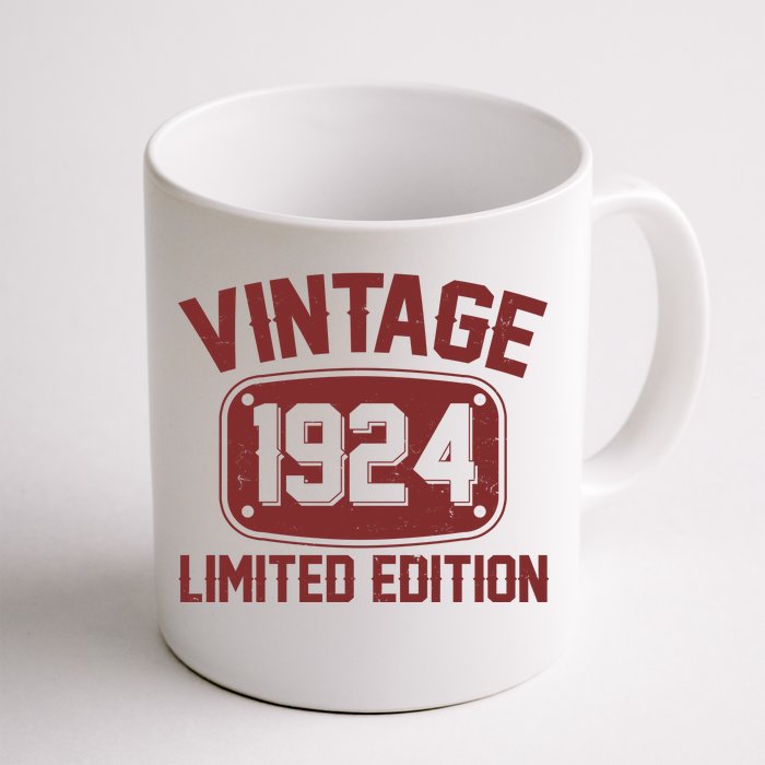 Vintage 1924 Limited Edition 100th Birthday Front & Back Coffee Mug