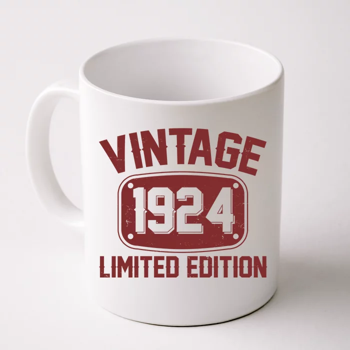 Vintage 1924 Limited Edition 100th Birthday Front & Back Coffee Mug