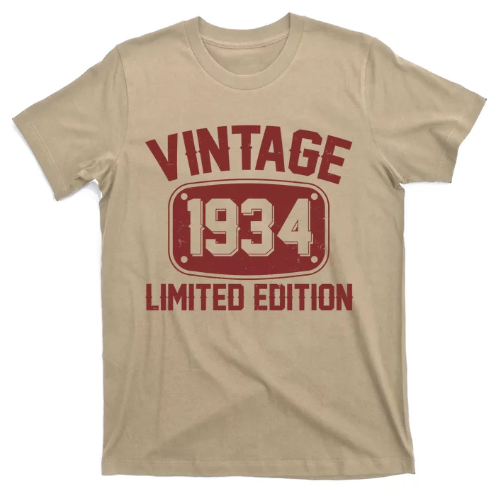 Vintage 1934 Limited Edition 90th Birthday T-Shirt