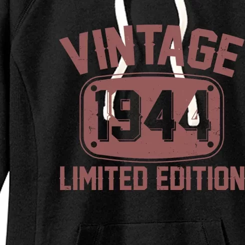 Vintage 1944 Limited Edition 80th Birthday Women's Fleece Hoodie