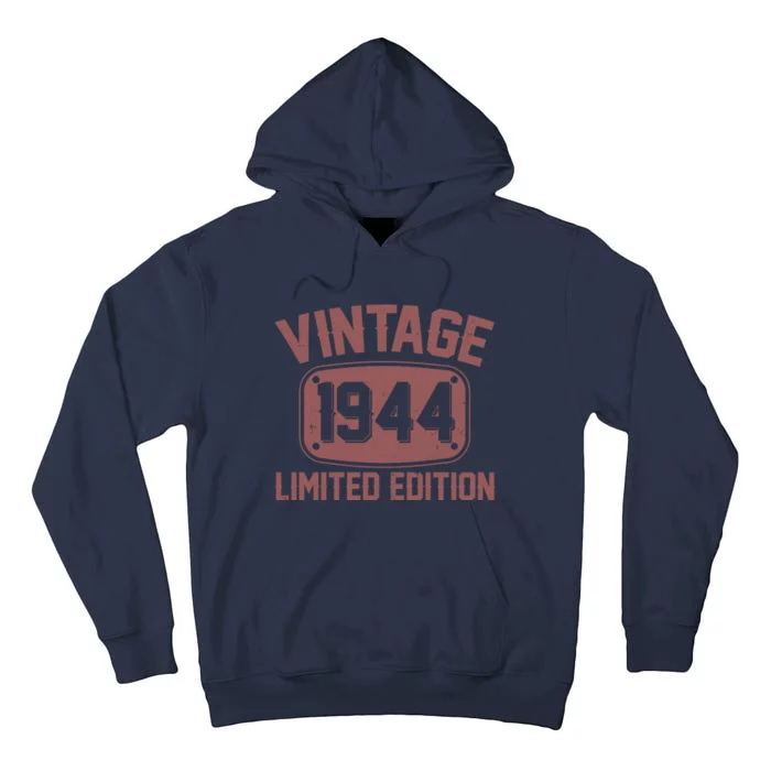 Vintage 1944 Limited Edition 80th Birthday Tall Hoodie