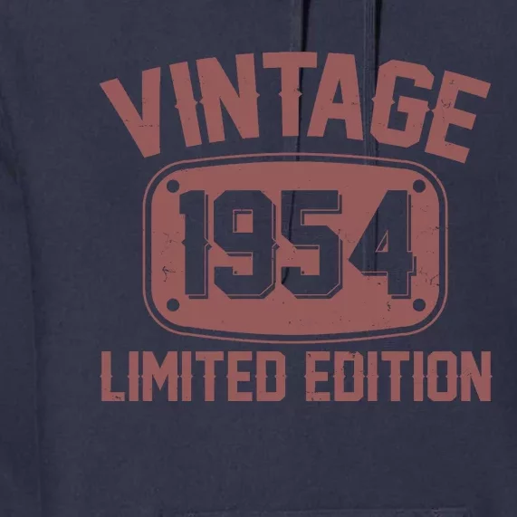 Vintage 1954 Limited Edition 70th Birthday Premium Hoodie