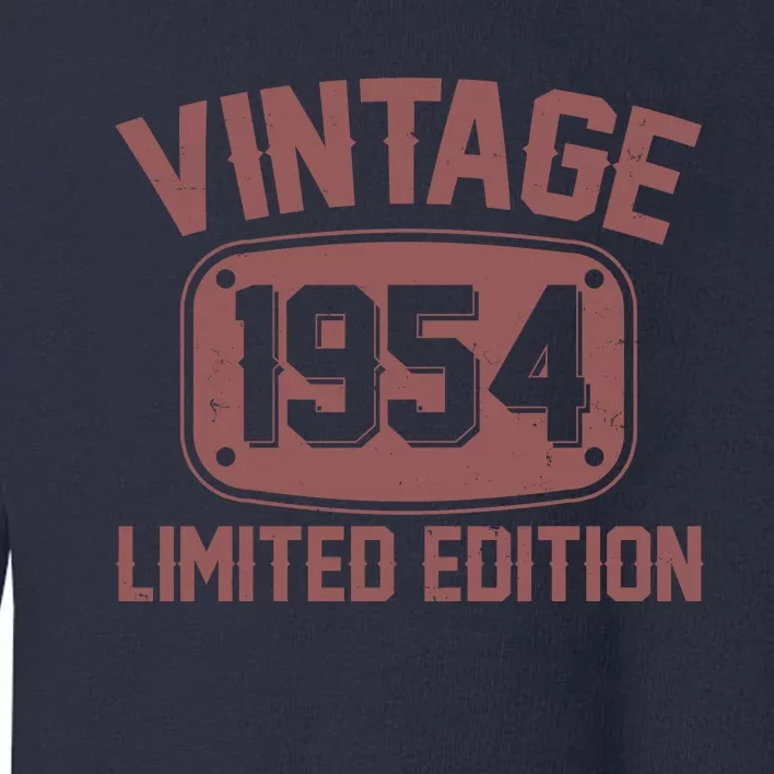 Vintage 1954 Limited Edition 70th Birthday Toddler Sweatshirt