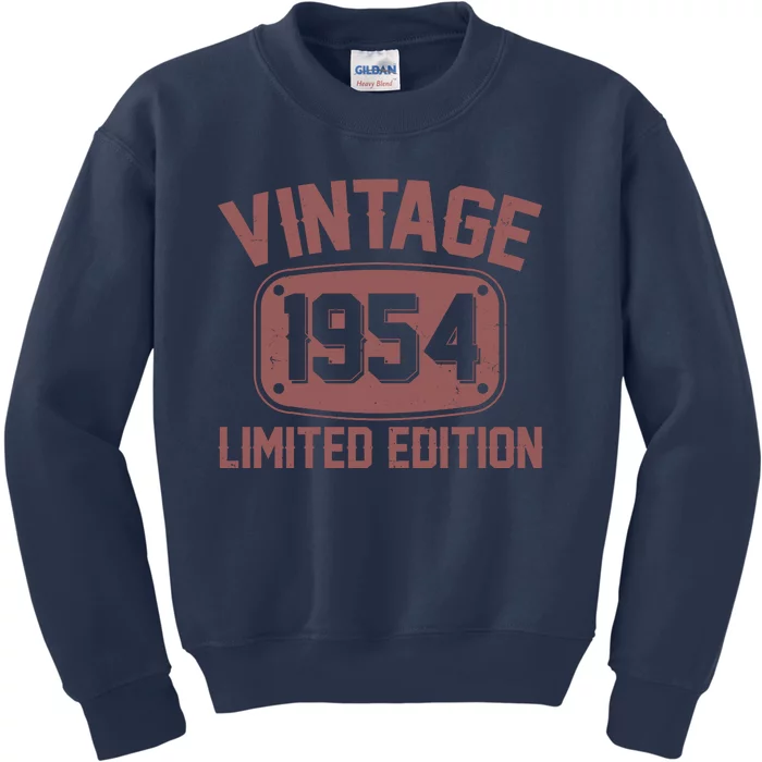 Vintage 1954 Limited Edition 70th Birthday Kids Sweatshirt