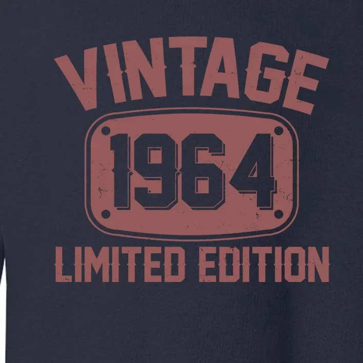 Vintage 1964 Limited Edition 60th Birthday Toddler Sweatshirt