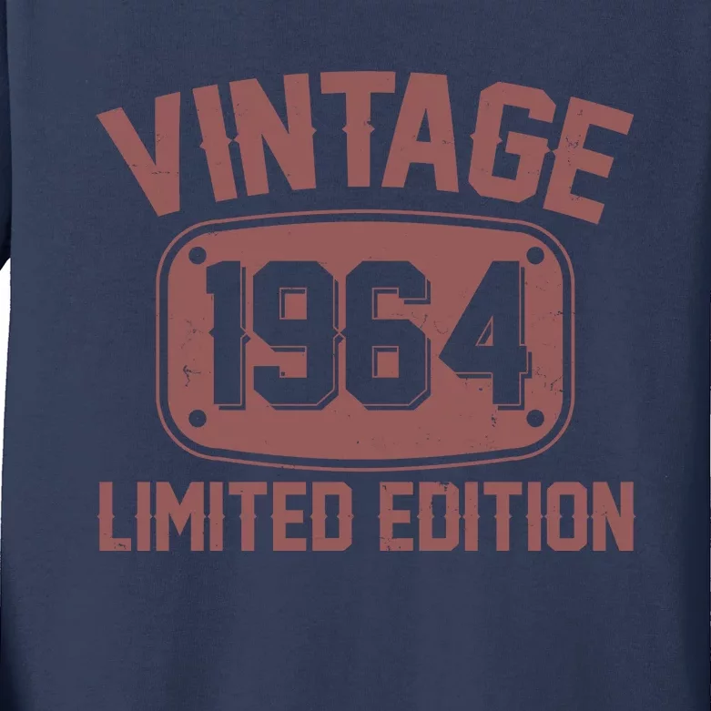 Vintage 1964 Limited Edition 60th Birthday Kids Long Sleeve Shirt