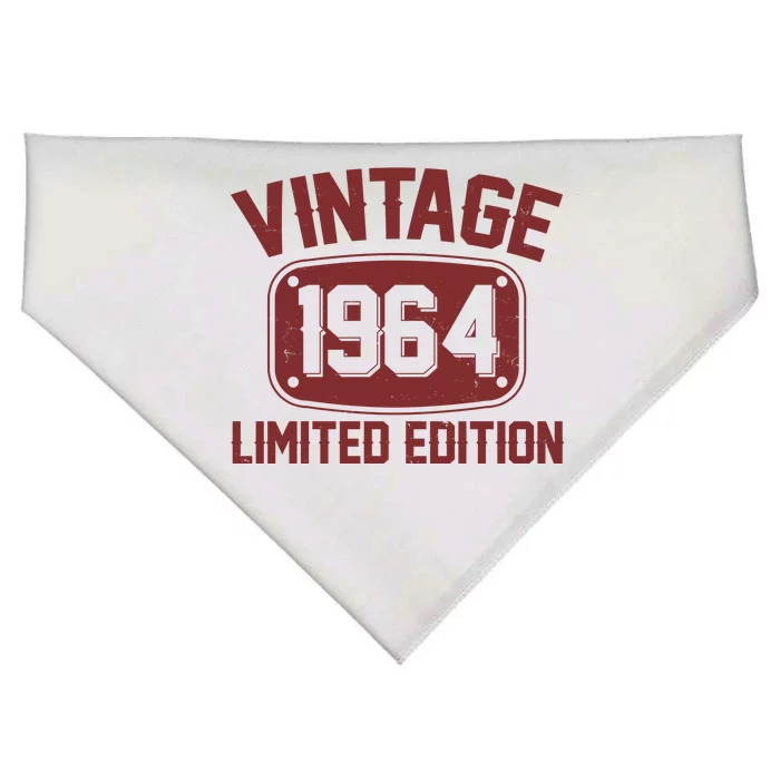 Vintage 1964 Limited Edition 60th Birthday USA-Made Doggie Bandana