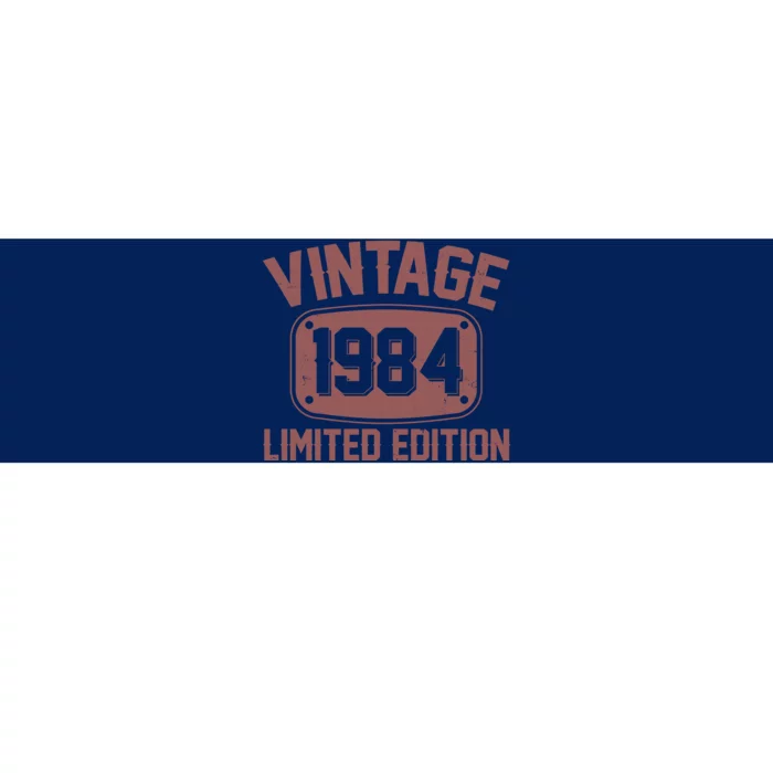 Vintage 1984 Limited Edition 40th Birthday Bumper Sticker