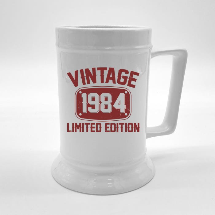 Vintage 1984 Limited Edition 40th Birthday Front & Back Beer Stein