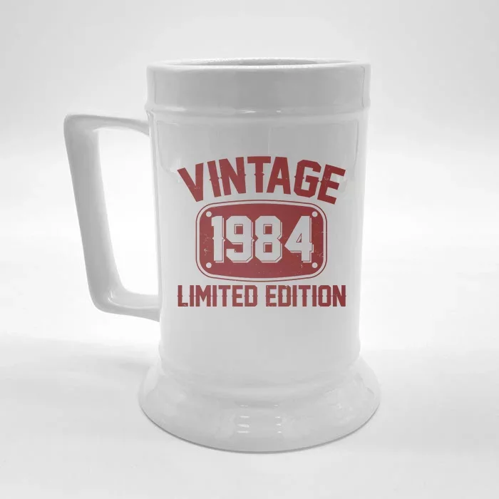 Vintage 1984 Limited Edition 40th Birthday Front & Back Beer Stein