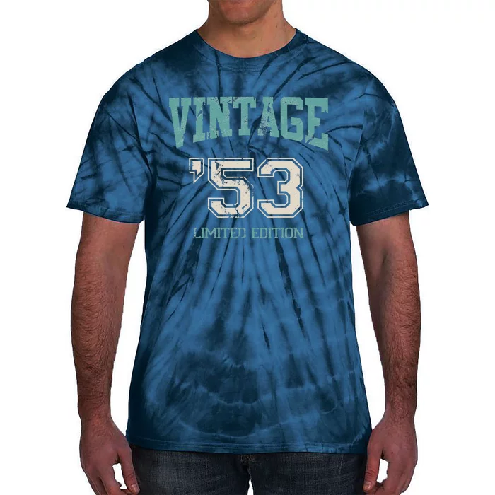 Vintage 1953 Limited Edition 70th Birthday Tie-Dye T-Shirt