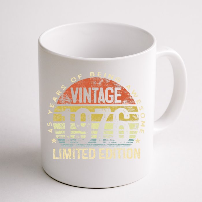 Vintage 1976 Limited Edition 47 Year Old Gifts 47th Birthday Front & Back Coffee Mug