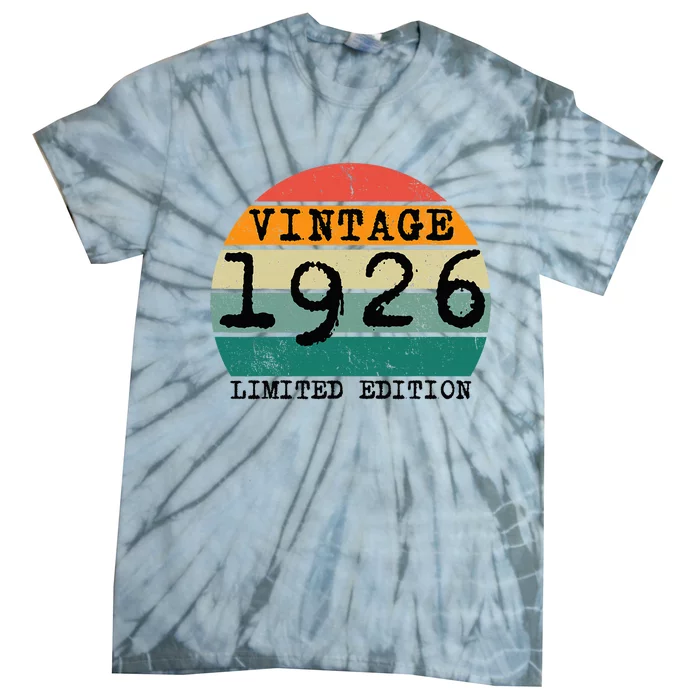 Vintage 1926 Limited Edition Birthday Tie-Dye T-Shirt