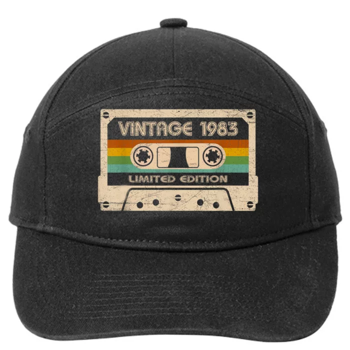 Vintage 1983 Limited Edition 40 Year Old Gifts 40th Birthday 7-Panel Snapback Hat