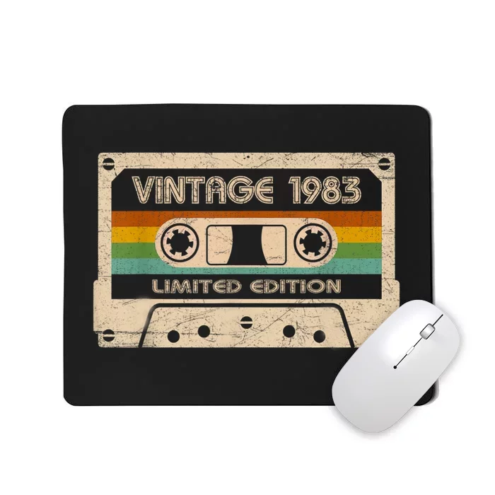 Vintage 1983 Limited Edition 40 Year Old Gifts 40th Birthday Mousepad