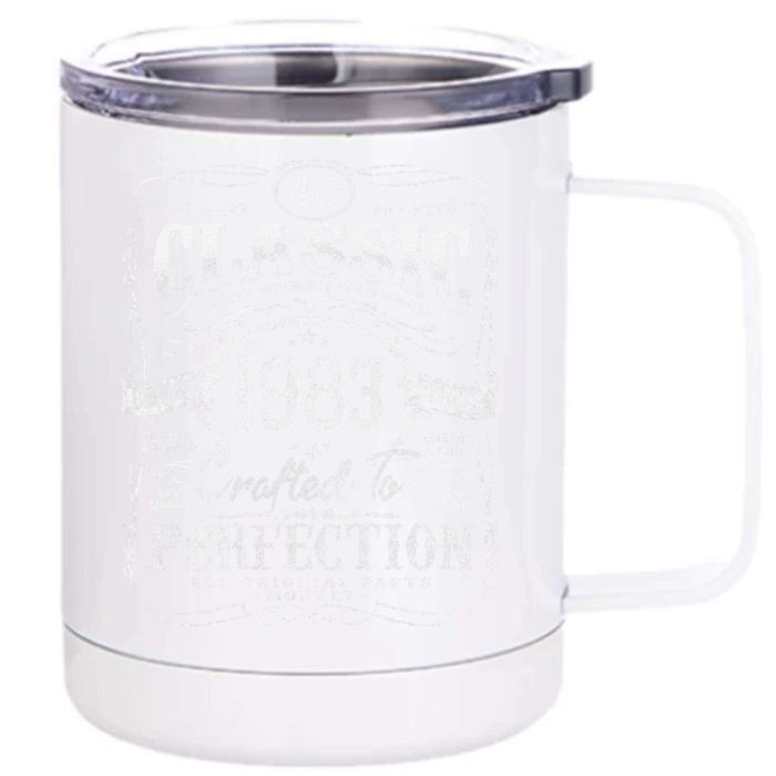 Vintage 1983 Limited Edition 40 Year Old 40th Birthday Love Front & Back 12oz Stainless Steel Tumbler Cup