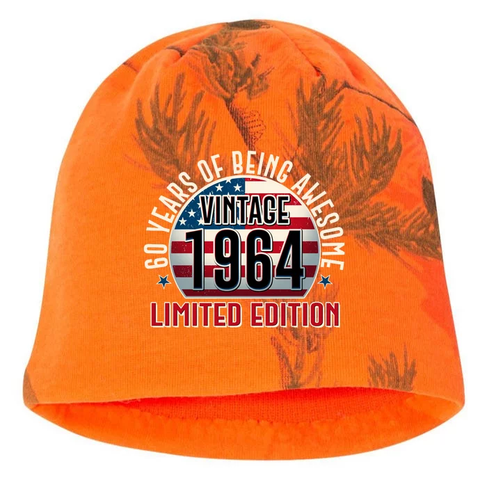 60th Birthday 1964 Limited Edition 60 Years Of Being Awesome Kati - Camo Knit Beanie