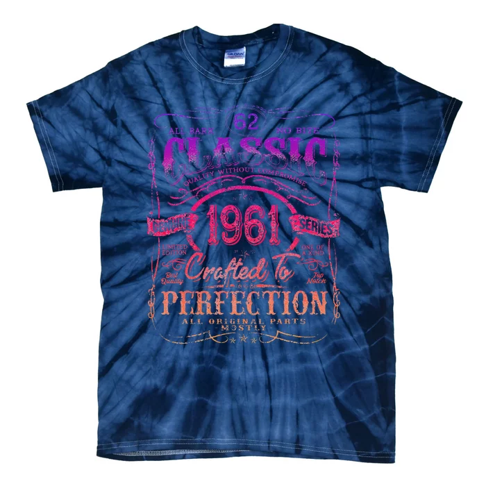 Vintage 1961 Limited Edition 62 Year Old 62nd Birthday Cute Tie-Dye T-Shirt