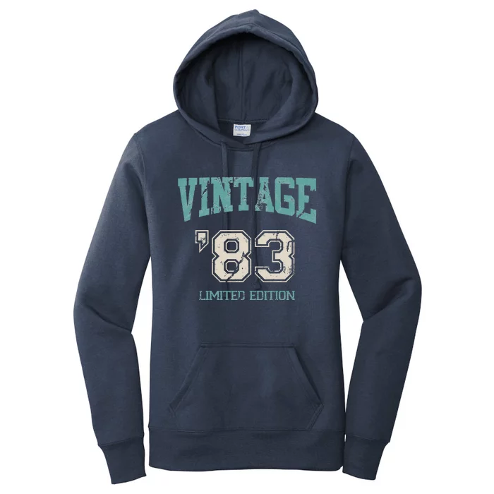 Vintage 1983 Limited Edition 40th Birthday Women's Pullover Hoodie