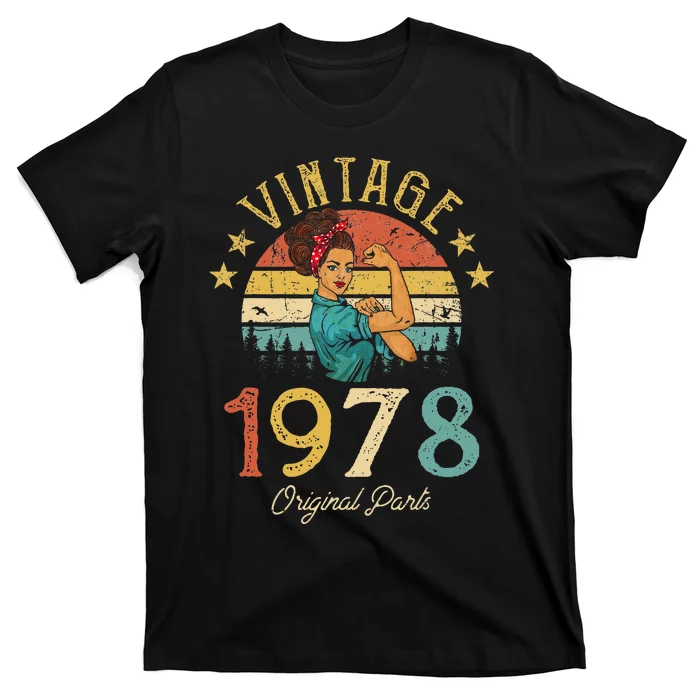 Vintage 1978 Made In 1978 44th Birthday 44 Years Old T-Shirt