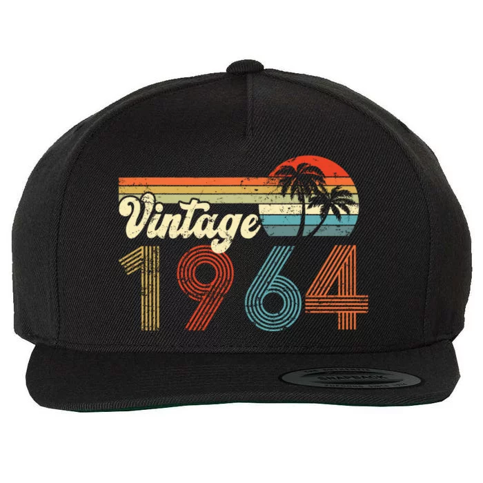 Vintage 1964 Made In 1964 58th Birthday Gift 58 Year Old Wool Snapback Cap