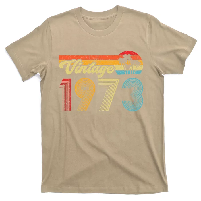 Vintage 1973 Made In 1973 50th Birthday Gift 50 Year Old T-Shirt