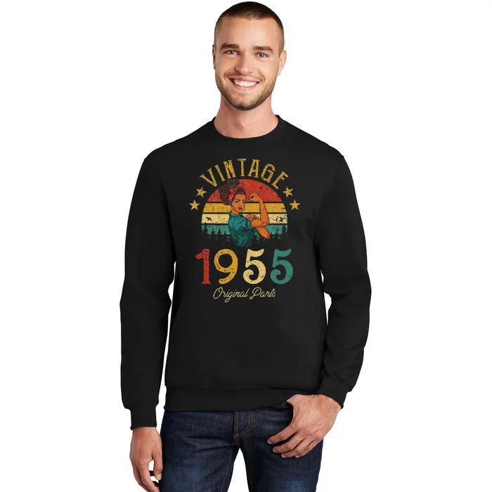 Vintage 1955 Made In 1955 67th Birthday Women 67 Years Old Sweatshirt