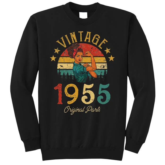 Vintage 1955 Made In 1955 67th Birthday Women 67 Years Old Sweatshirt