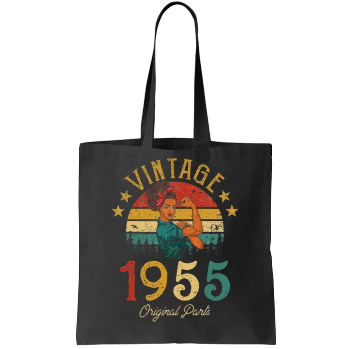 Vintage 1955 Made In 1955 67th Birthday Women 67 Years Old Tote Bag