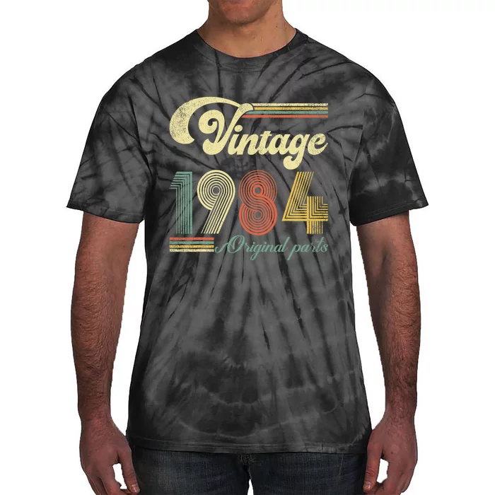 Vintage 1984 Made In 1984 39th Birthday 39 Year Old Tie-Dye T-Shirt