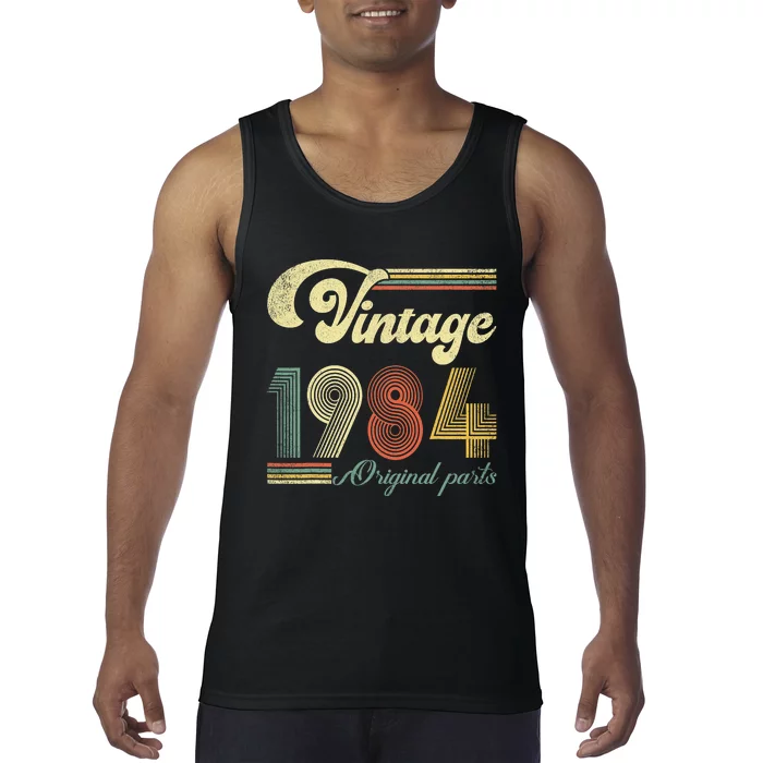 Vintage 1984 Made In 1984 39th Birthday 39 Year Old Tank Top