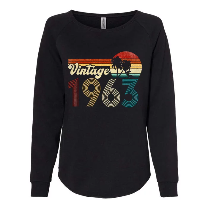 Vintage 1963 Made In 1963 60th Birthday 60 Year Old Gift Womens California Wash Sweatshirt