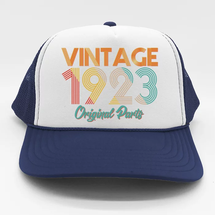 Vintage 1923 Original Parts 100th Birthday Trucker Hat