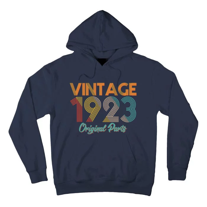 Vintage 1923 Original Parts 100th Birthday Tall Hoodie