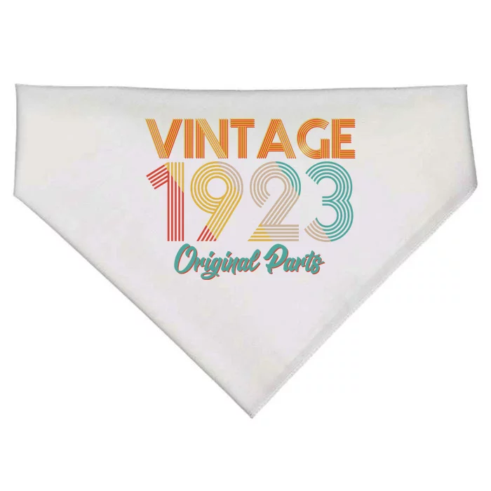 Vintage 1923 Original Parts 100th Birthday USA-Made Doggie Bandana