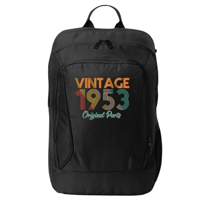 Vintage 1953 Original Parts 70th Birthday City Backpack