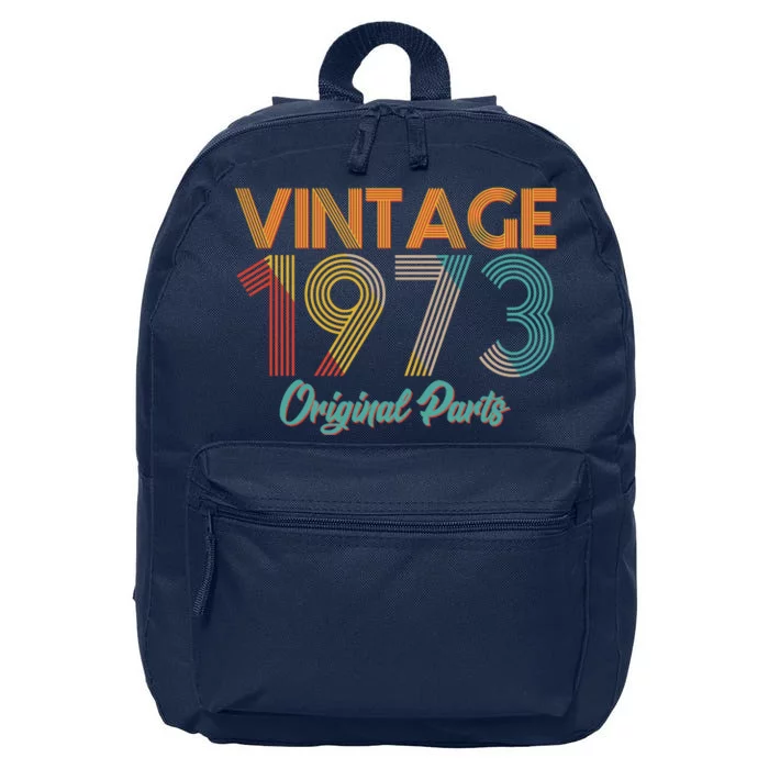 Vintage 1973 Original Parts 50th Birthday 16 in Basic Backpack