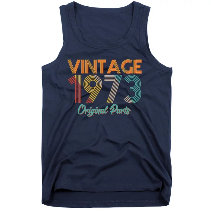 Vintage 1973 Original Parts 50th Birthday Tank Top