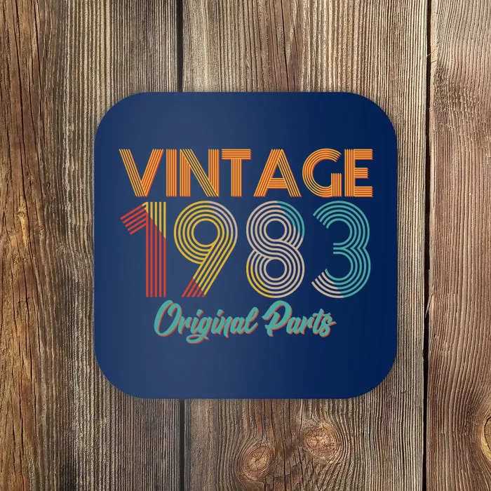 Vintage 1983 Original Parts 40th Birthday Coaster