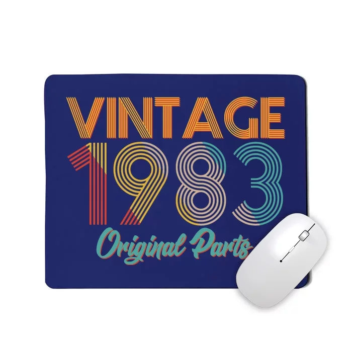 Vintage 1983 Original Parts 40th Birthday Mousepad