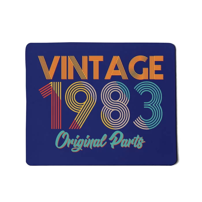 Vintage 1983 Original Parts 40th Birthday Mousepad