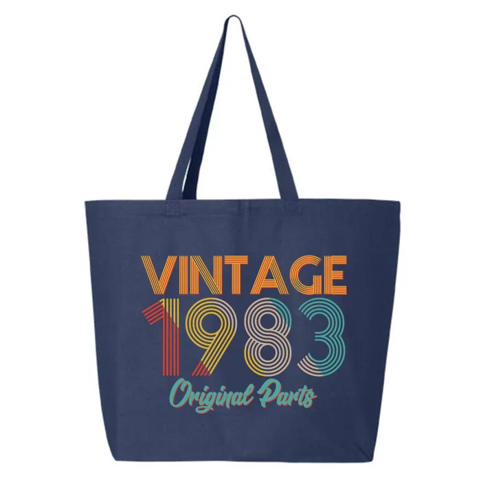 Vintage 1983 Original Parts 40th Birthday 25L Jumbo Tote