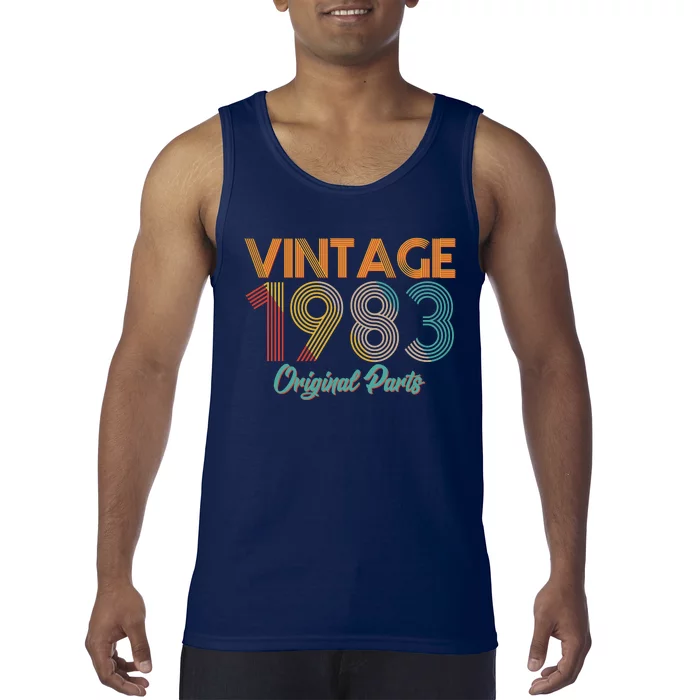 Vintage 1983 Original Parts 40th Birthday Tank Top