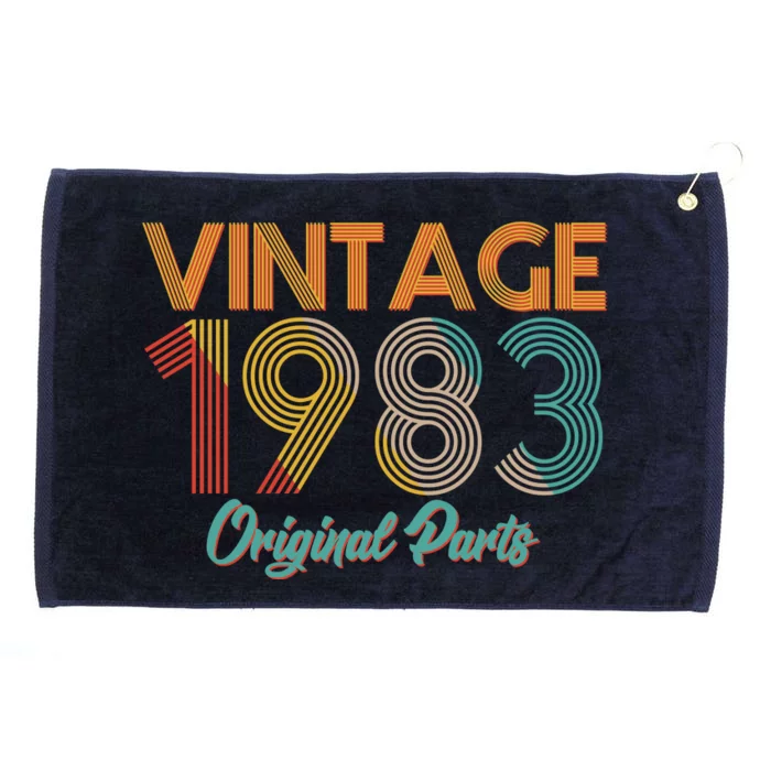 Vintage 1983 Original Parts 40th Birthday Grommeted Golf Towel